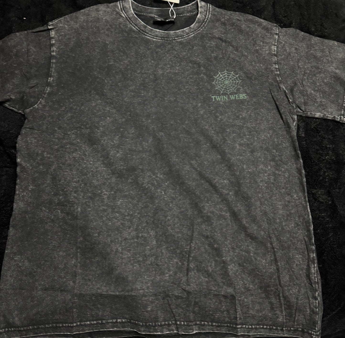 TWIN WEBS Grey/Green Vintage